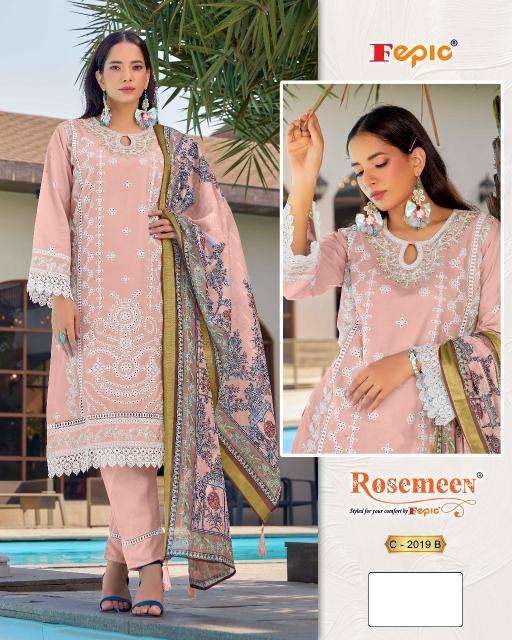 Fepic rosemeen C-2019 Wholesale dress material suppliers in Vadodara