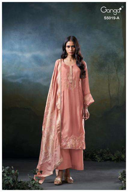 Ganga anshika 5019 Vadodara wholesale dress market