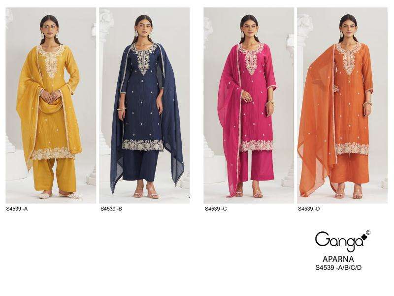Ganga aparna 4539 wholesale cloth market in jamnagar with price