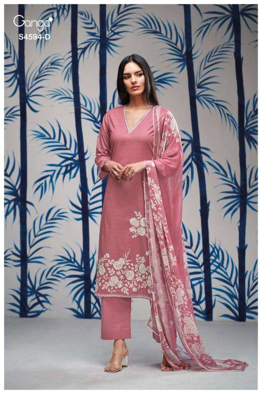 Ganga dhyara 4594 Wholesale dress material suppliers in Ghandhinagar
