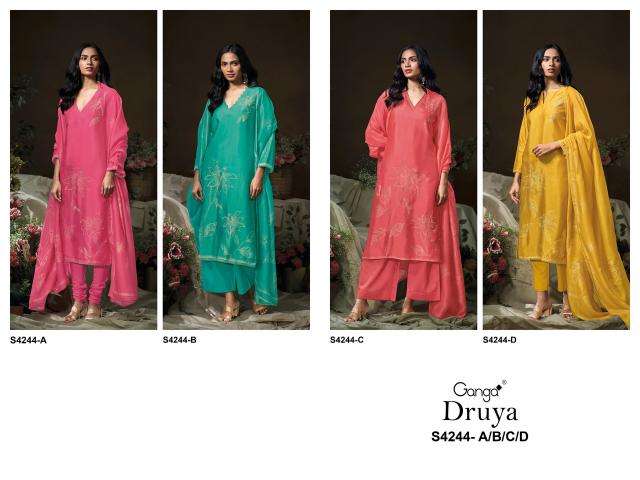 Ganga druya 4244 Wholesale textile market in Mumbai