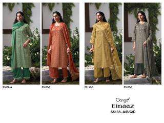 Ganga elnaaz 5138  Dress material wholesalers in Rajkot