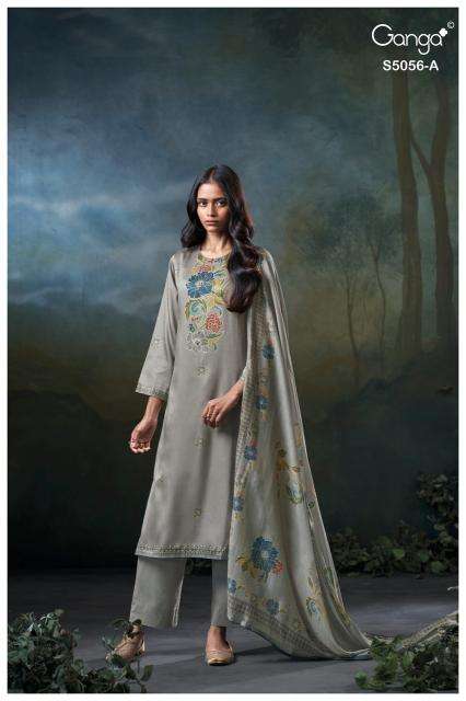 Ganga ezria 5056 Bhavnagar dress material wholesale market