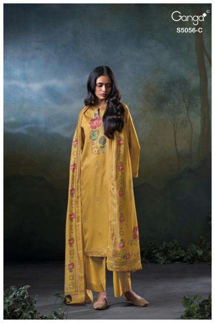 Ganga ezria 5056 Bhavnagar dress material wholesale market