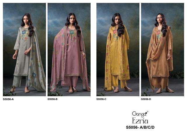 Ganga ezria 5056 Bhavnagar dress material wholesale market