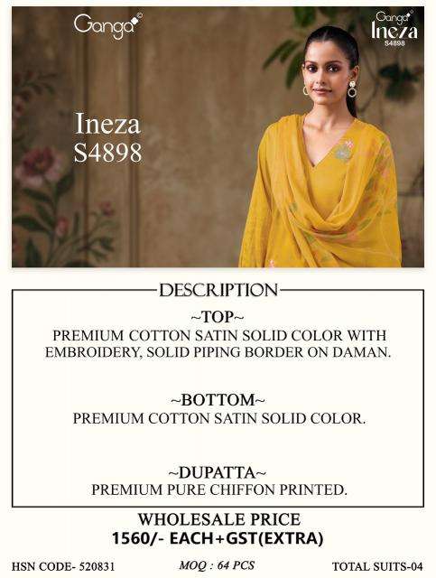 Ganga ineza 4898 Surat textile market