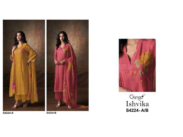 Ganga ishvika 4224 wholesale dress in pune