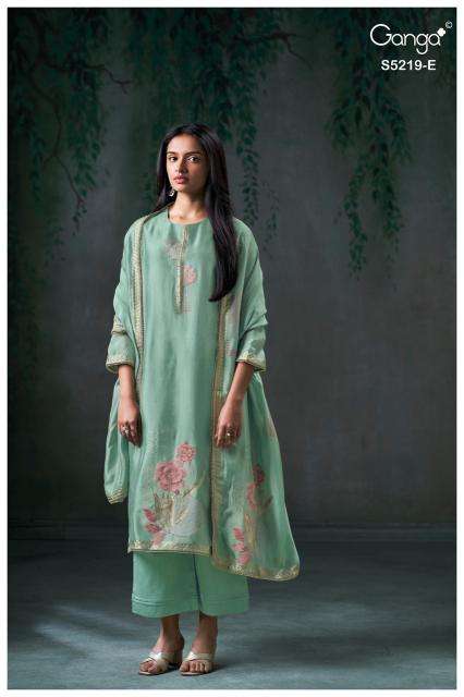 Ganga jeeshka 5219 Surat wholesale clothing market