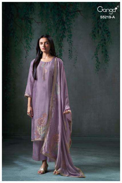 Ganga jeeshka 5219 Surat wholesale clothing market