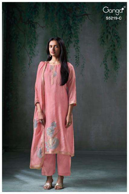Ganga jeeshka 5219 Surat wholesale clothing market