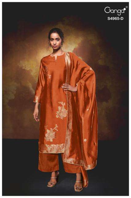 Ganga piyelika 4965 Wholesale fabric market in Mumbai