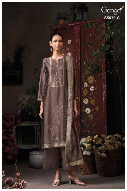 Ganga rashmika 5079 Surat dress material wholesale price list