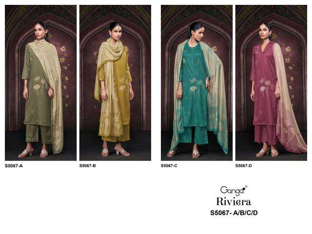 Ganga riviera 5067 Wholesale dress material suppliers in Valsad