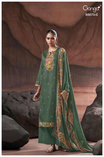 Ganga savela 5073 Wholesale dress material in Surat for resellers