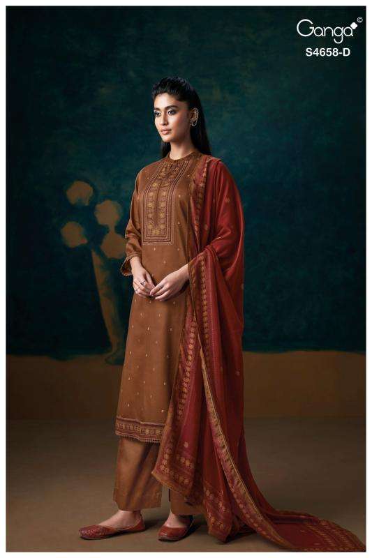 Ganga venisha 4658 Wholesale sarees in Surat market