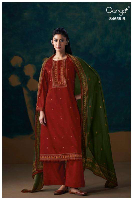 Ganga venisha 4658 Wholesale sarees in Surat market
