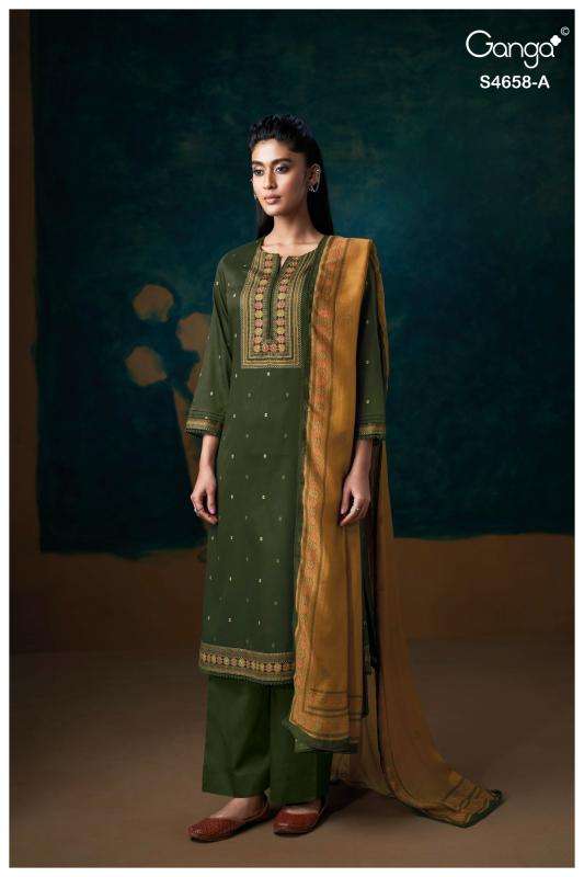 Ganga venisha 4658 Wholesale sarees in Surat market