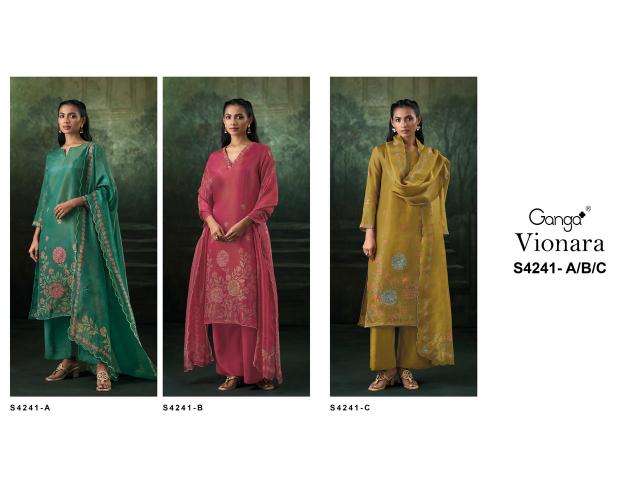Ganga vionara 4241 Wholesale garment market in Mumbai