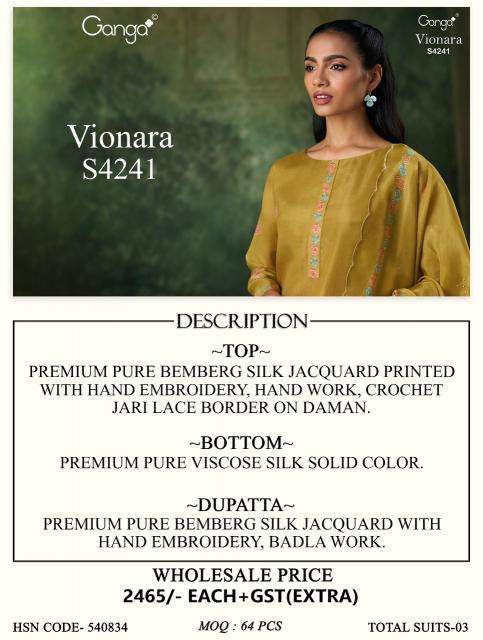 Ganga vionara 4241 Wholesale garment market in Mumbai