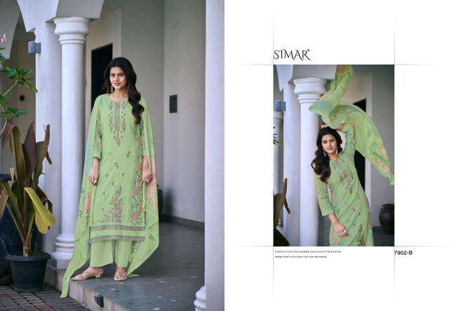 Glossy simar minaaz Surat wholesale textile market rates