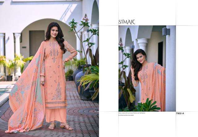 Glossy simar minaaz Surat wholesale textile market rates