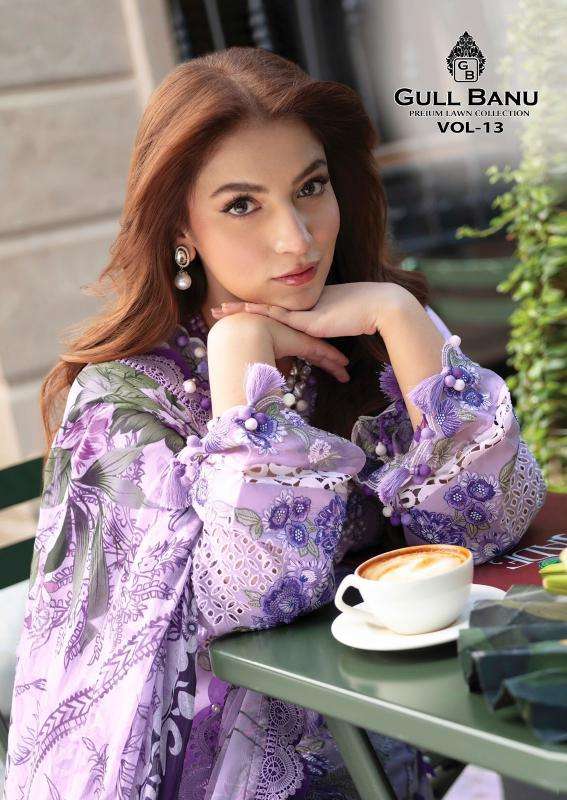 Gull ahmed gull banu vol 13 Surat dress material market