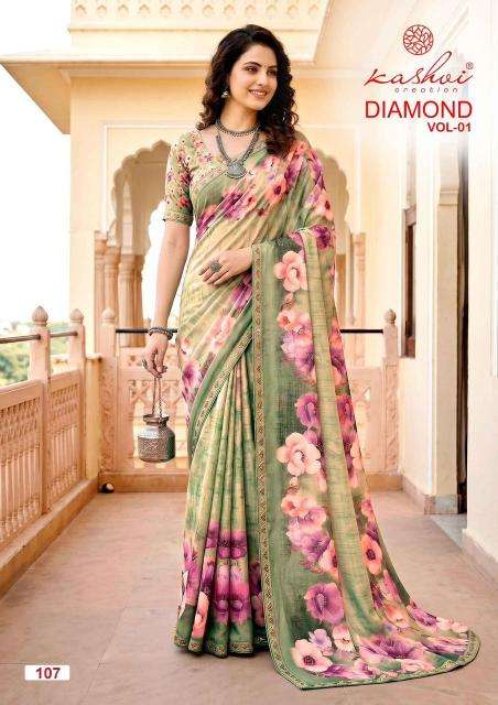 Kashvi diamond vol 1 Rajkot sarees wholesale