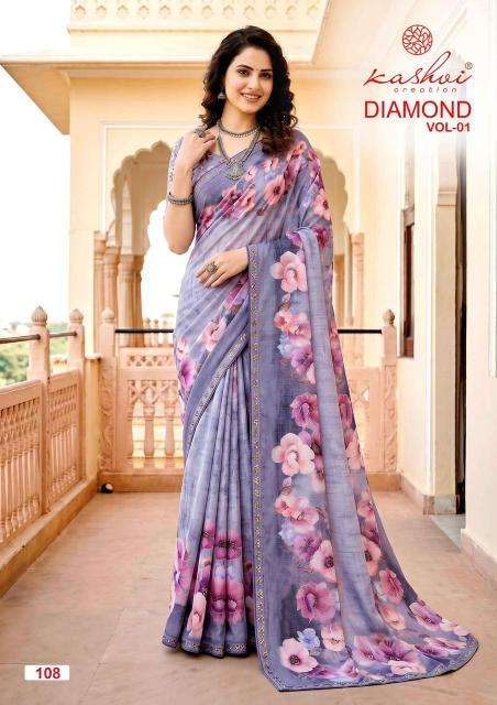 Kashvi diamond vol 1 Rajkot sarees wholesale