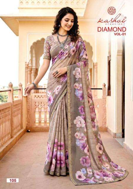 Kashvi diamond vol 1 Rajkot sarees wholesale