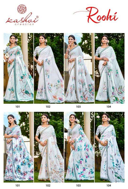 Kashvi roohi vol 1 Wholesale sarees market
