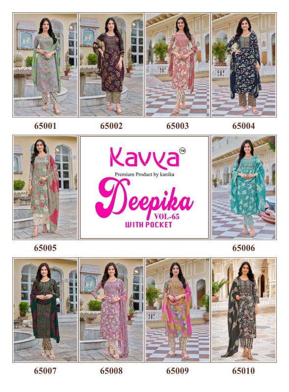 Kavya deepika vol 65 Surat kurti retailers
