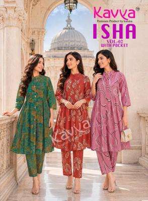 Kavya isha vol 2 Kurti manufacturers in Navsari