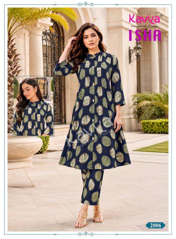 Kavya isha vol 2 Kurti manufacturers in Navsari