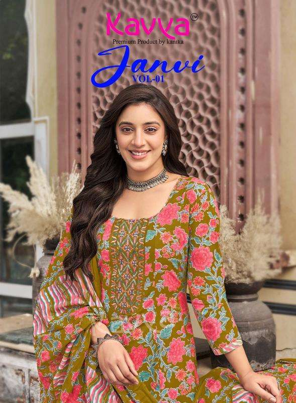 Kavya janvi vol 1  Kurti wholesalers in Gujarat