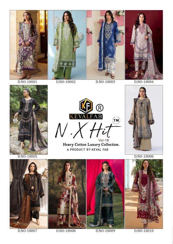 Kevalfab n.x hit vol-18 Wholesale ethnic wear market in Surat