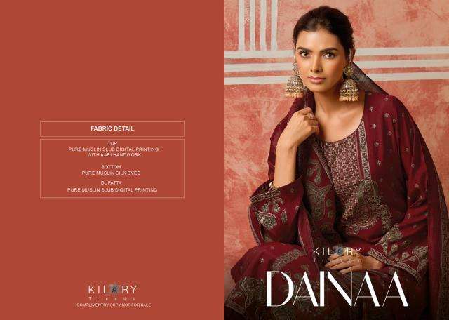 Kilory dainaa Surat wholesale designer sarees