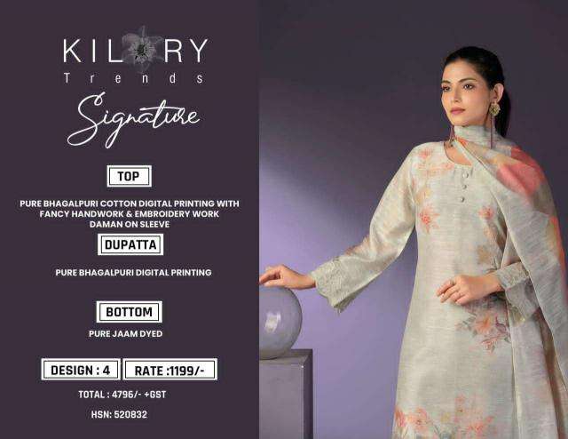 Kilory signature Wholesale dress materials