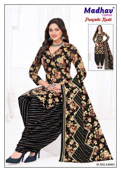 Madhav punjabi kudi vol 24 Wholesale dress materials in Surat