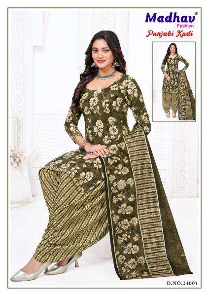 Madhav punjabi kudi vol 24 Wholesale dress materials in Surat