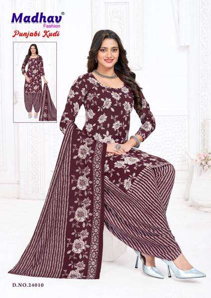 Madhav punjabi kudi vol 24 Wholesale dress materials in Surat