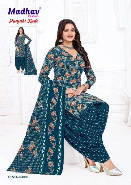 Madhav punjabi kudi vol 24 Wholesale dress materials in Surat