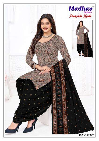 Madhav punjabi kudi vol 24 Wholesale dress materials in Surat