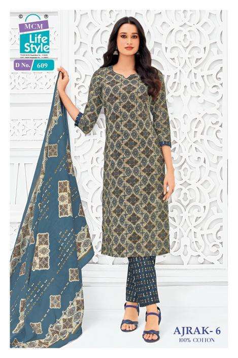 MCM ajrak vol-6 Kurti wholesale market in Gujarat