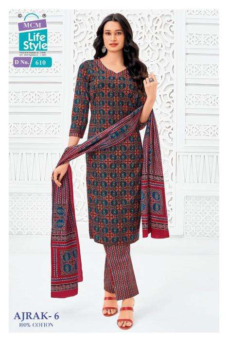 MCM ajrak vol-6 Kurti wholesale market in Gujarat