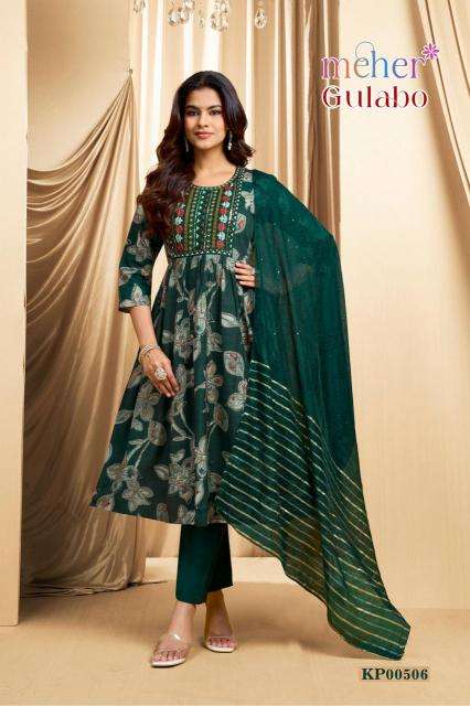 Meher gulabo Designer kurtis wholesale in Ahmedabad