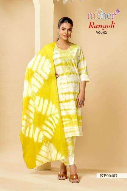 Meher rangoli vol 2 Wholesale kurtis