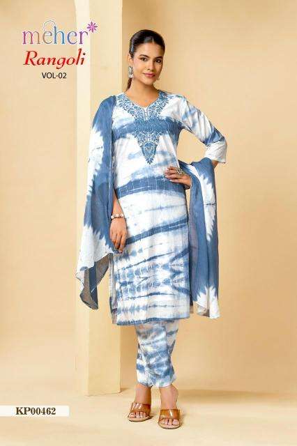 Meher rangoli vol 2 Wholesale kurtis