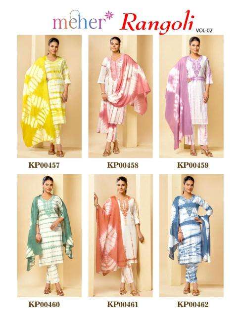 Meher rangoli vol 2 Wholesale kurtis