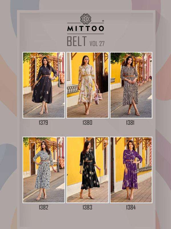 Mittoo belt vol 27  Wholesale kurti market in Bhavnagar