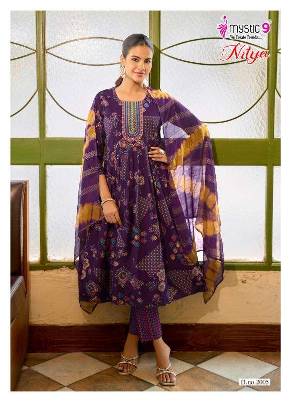 Mystic9 nitya vol 2 Surat market kurtis